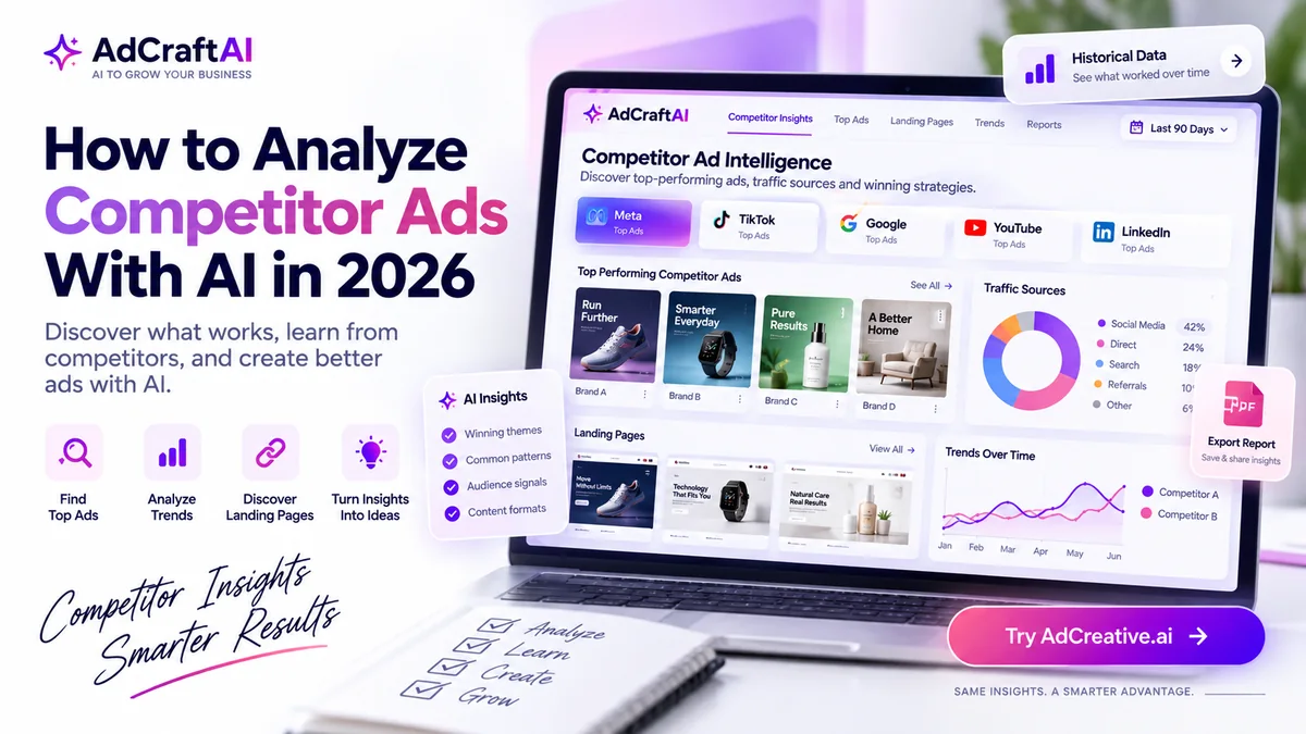 How to analyze competitor ads with AI