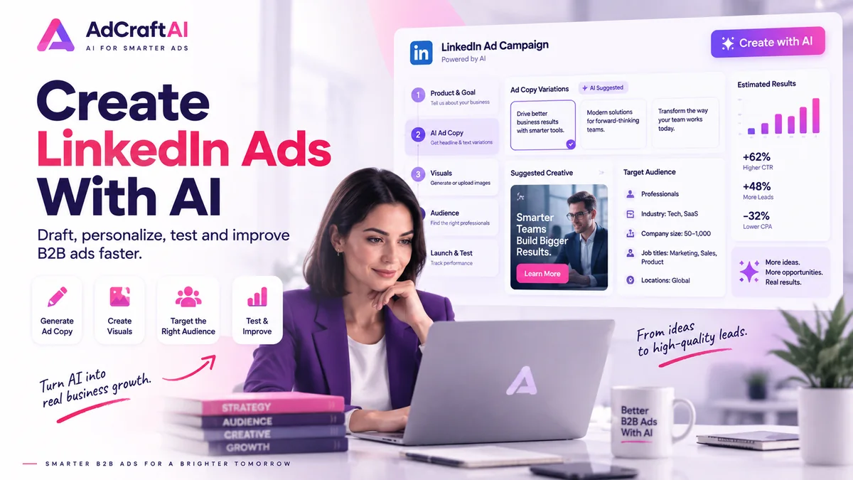 How to create LinkedIn ads with AI
