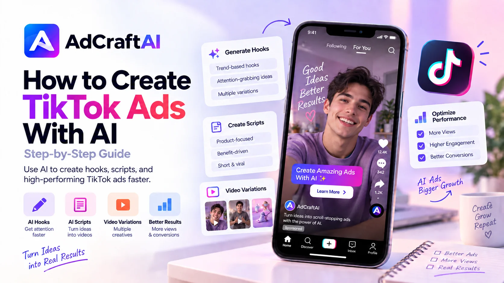How to create TikTok ads with AI