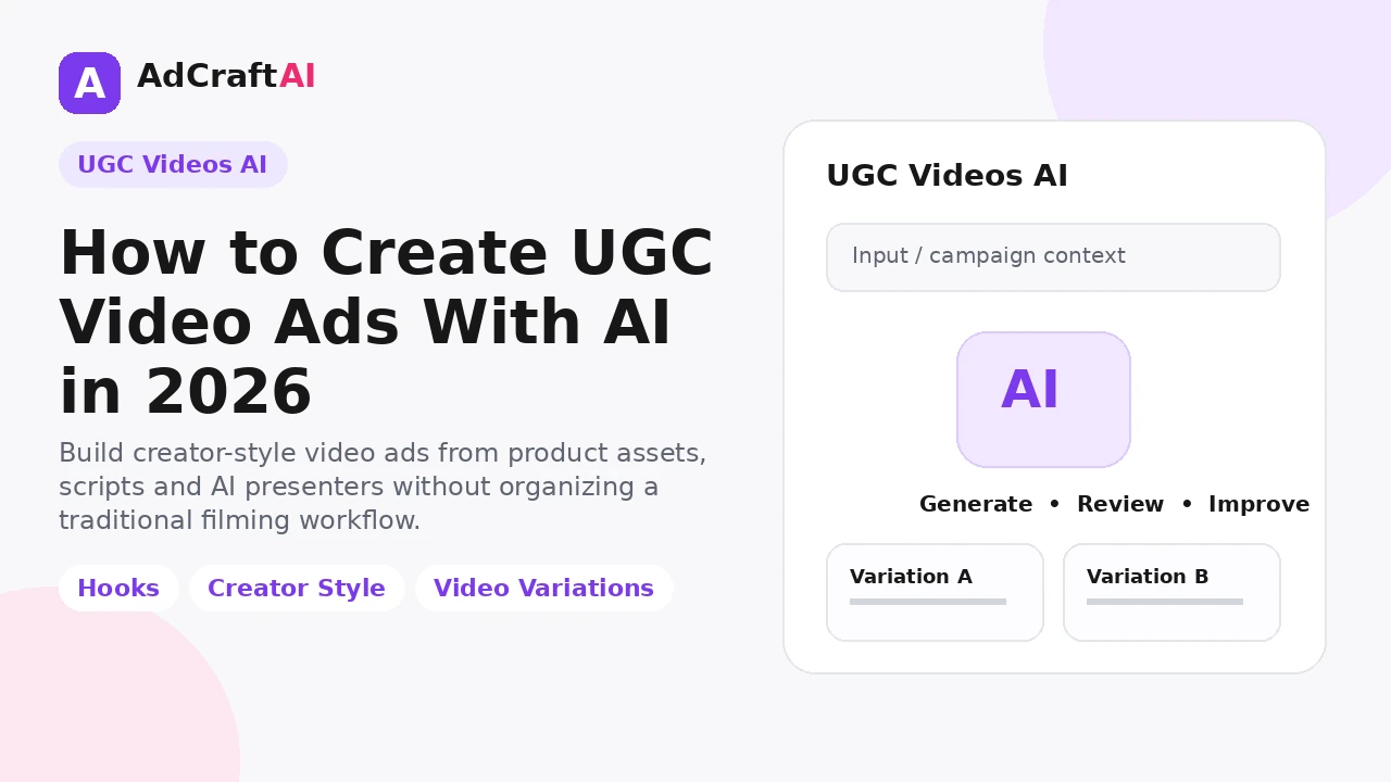 How to create UGC video ads with AI
