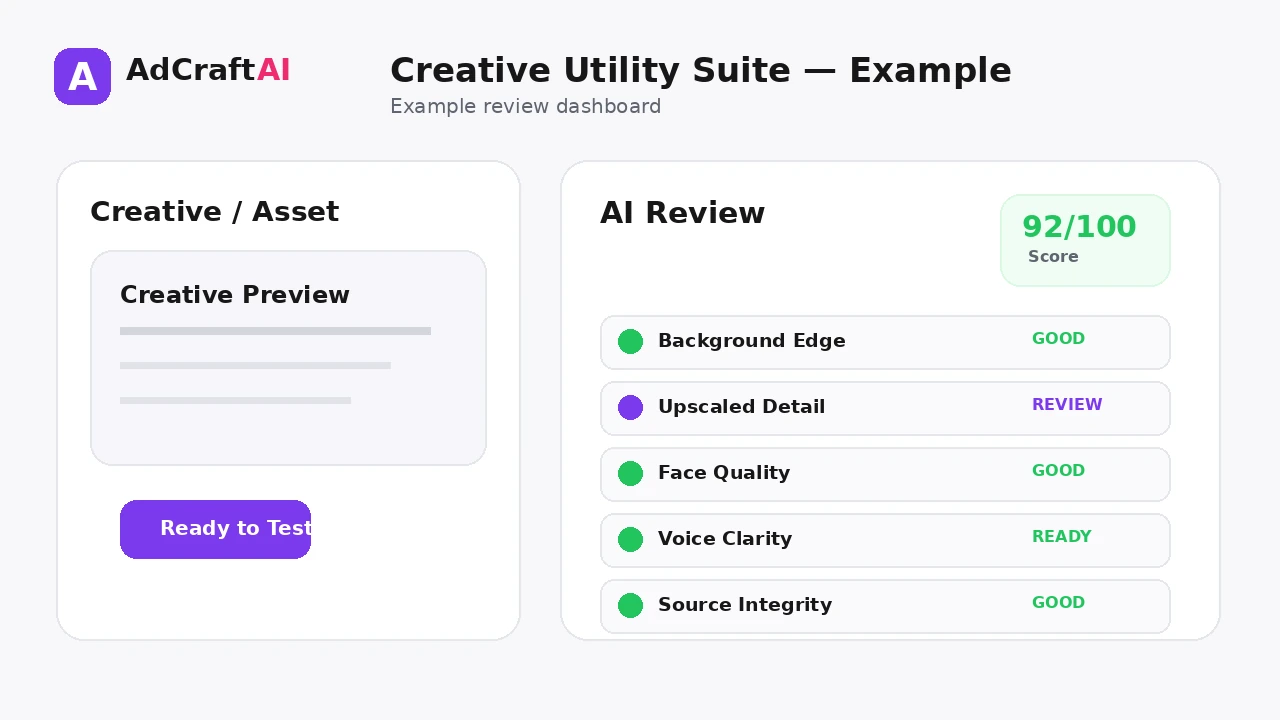 Creative Utility Suite example