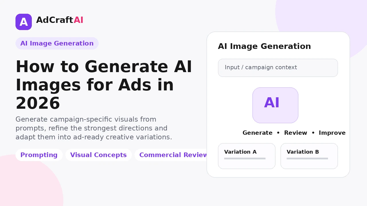 How to generate AI images for ads